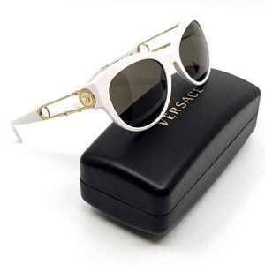 Rare Versace White Womens Sunglasses